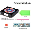 Mandalas Leather Diamond Painting Notecard Box 5D DIY Diamond Art Note Box