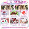 Rococo Garden Lady Special Shaped DIY Partial Drill Diamond Painting Kit for Adults Beginners Home Decor Diamonds Paintings Gem Art 30x30cm