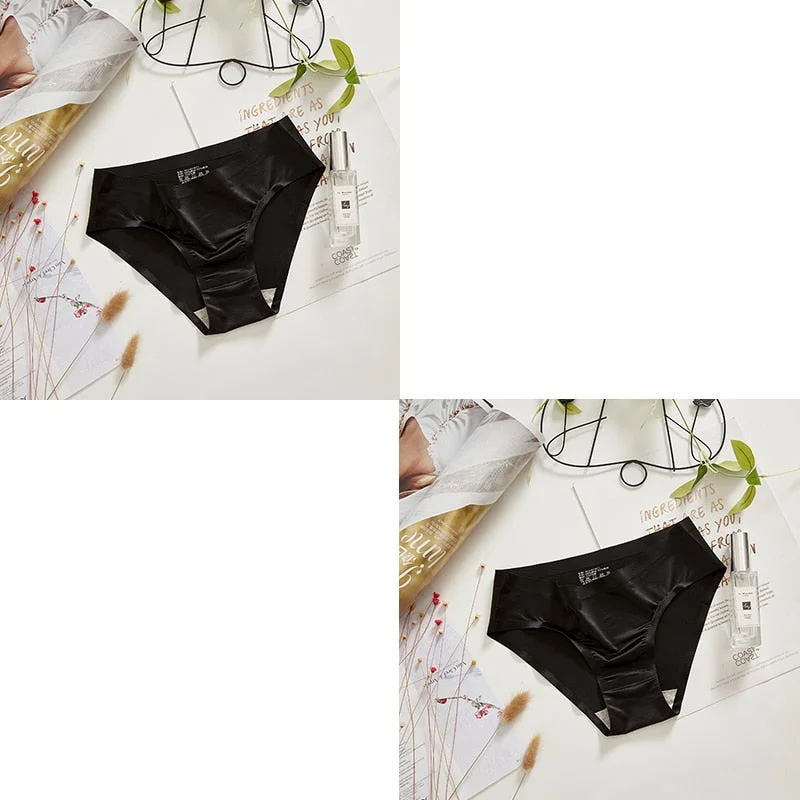 2 Pcs Sports Seamless Panties Woman Underwear Seamless Female Briefs Lingerie For Woman Underwear Wholesale New 2021 BANNIROU