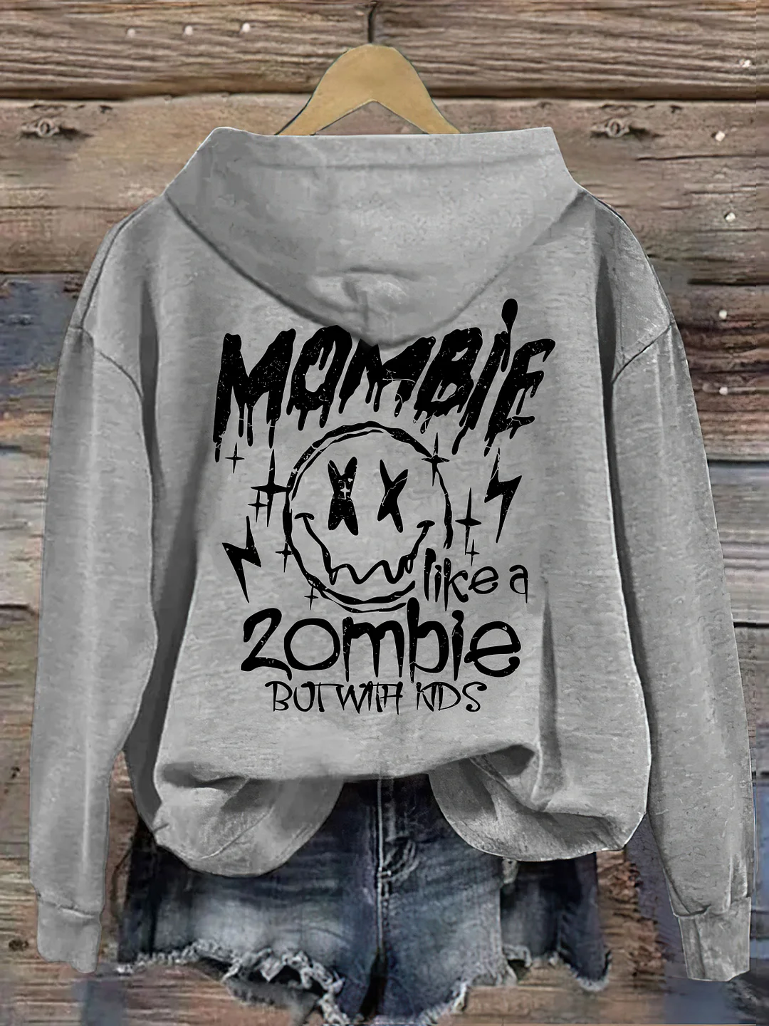 Mombie Like A Zombie But With Kids Hoodie