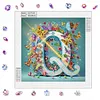 Butterfly Flower Q 5D Partial Drill DIY Diamond Painting Kit 30*30cm