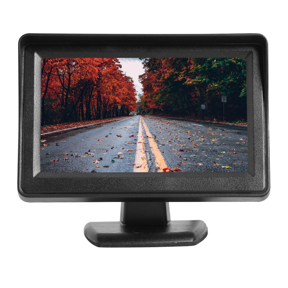 

4.3 Inch Tft Lcd Display Car Monitor With Visor For Auto Rear View Camera, 501 Original