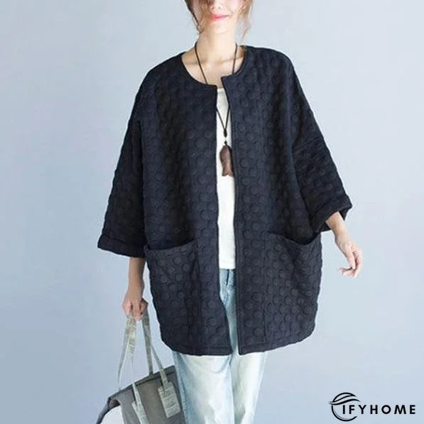 Plus Size Harajuku Jacket Women Spring Autumn Loose Casual Long Coats | IFYHOME