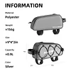 Rock Brothers Bicycle Top Tube Bag Reflective Travel Cycling Equipment Accessories Saddle Bag Road Mountain Front Beam Bag