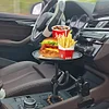 Adjustable Food Tray Clip On Car Trays Car Swivel Dining Table Car Accessories