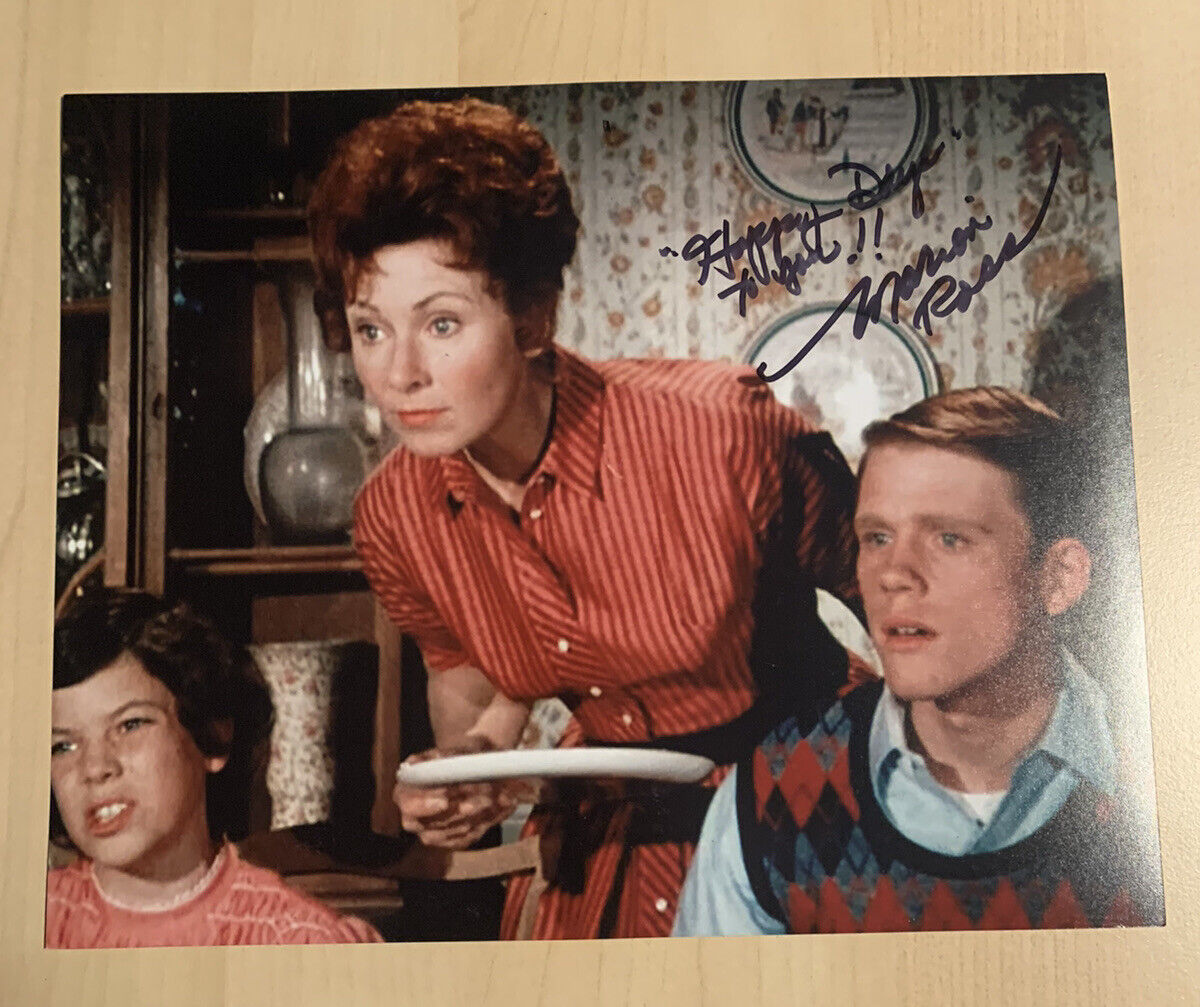 MARION ROSS HAND SIGNED 8x10 Photo Poster painting ACTRESS AUTOGRAPHED HAPPY DAYS STAR RARE COA