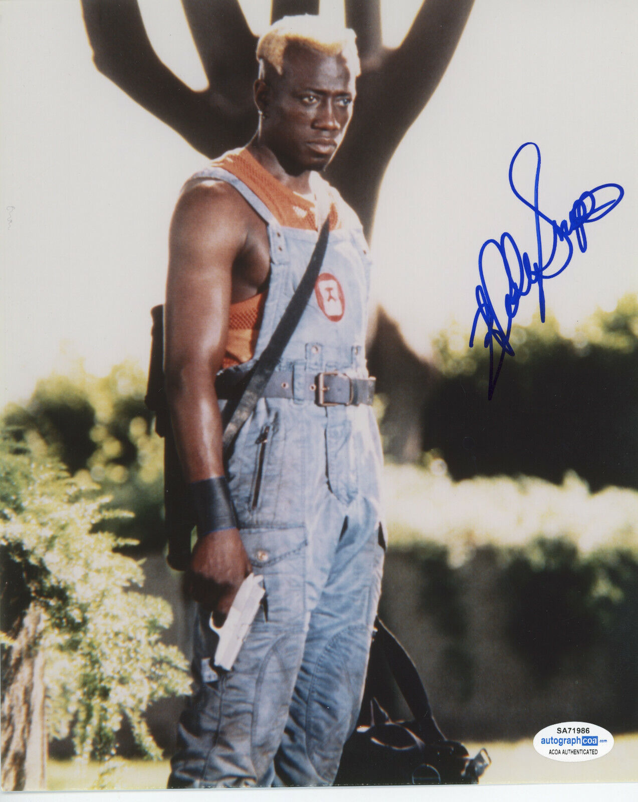 *RARE* WESLEY SNIPES SIGNED DEMOLITION MAN