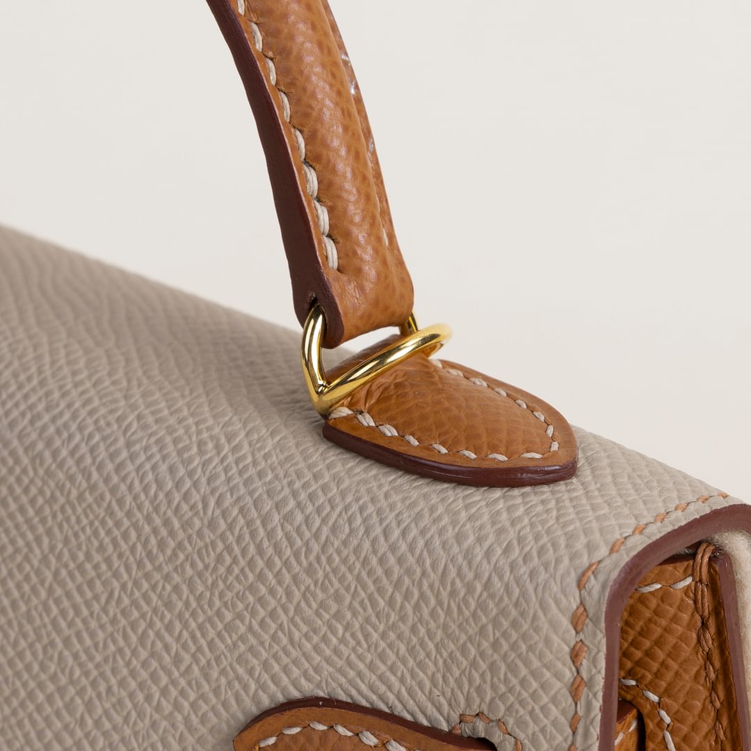 Mini Kelly II Epsom S2 Trench/37Gold GHW