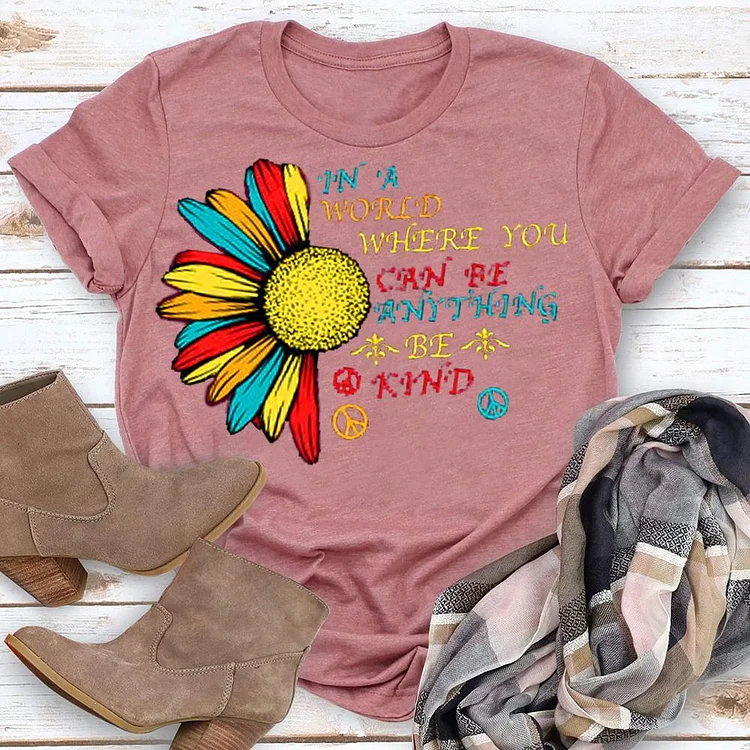 Be Kind T-Shirt Tee - 0604-Annaletters