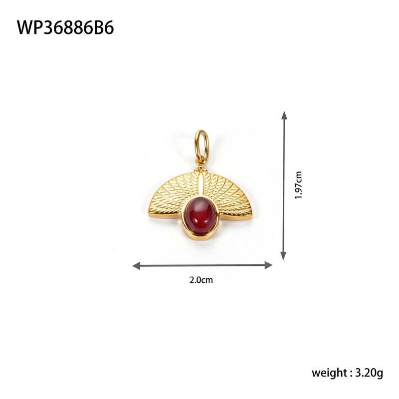 1 Piece 20*19.7mm 304 Stainless Steel Geometric Pendant Jewelry Accessories