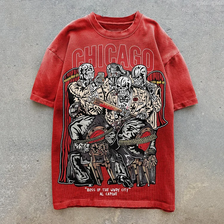 Chicago Print Short Sleeve T-Shirt