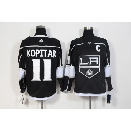 Men's  Los Angeles Kings #11 Anze Kopitar Black Stitched NHL Jersey