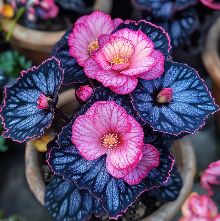 Cobalt and Cherry Begonia Jonyparkseed®