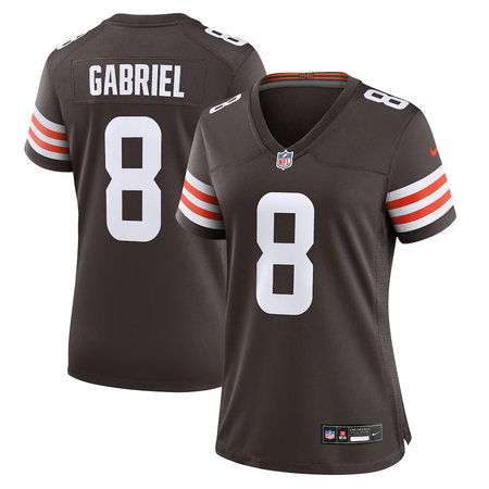 Women's Cleveland Browns #8 Dillon Gabriel Nike Brown Team Game Jersey