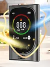 4-in-1 Carbon Monoxide Alarm Plug in Wall Portable Carbon Monoxide Detector with Temperature & Humidity Display for Home Bedroom Kitchen RV