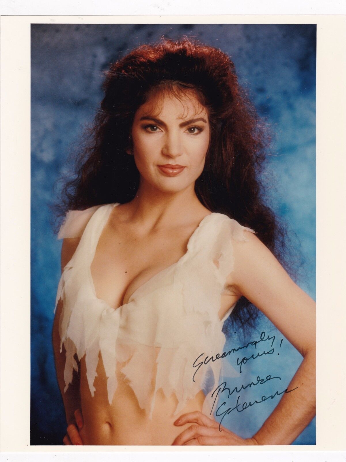 Brinke Stevens Scream Queen B Film Actress Autographed 8 x 10