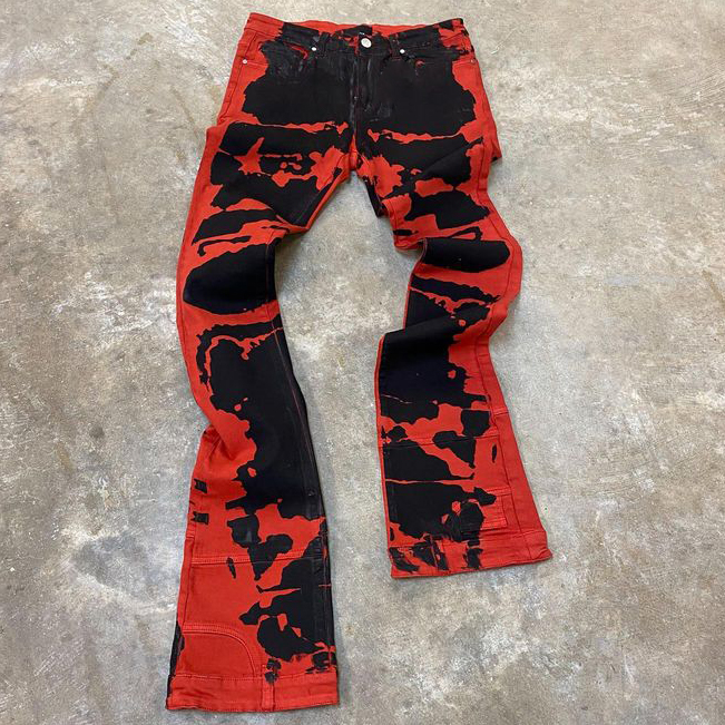 Casual Street Retro Denim Trousers