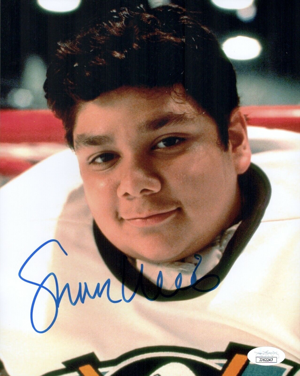 SHAUN WEISS Signed 8x10 Photo Poster painting Greg Goldberg The Mighty Ducks #33 COA JSA Cert