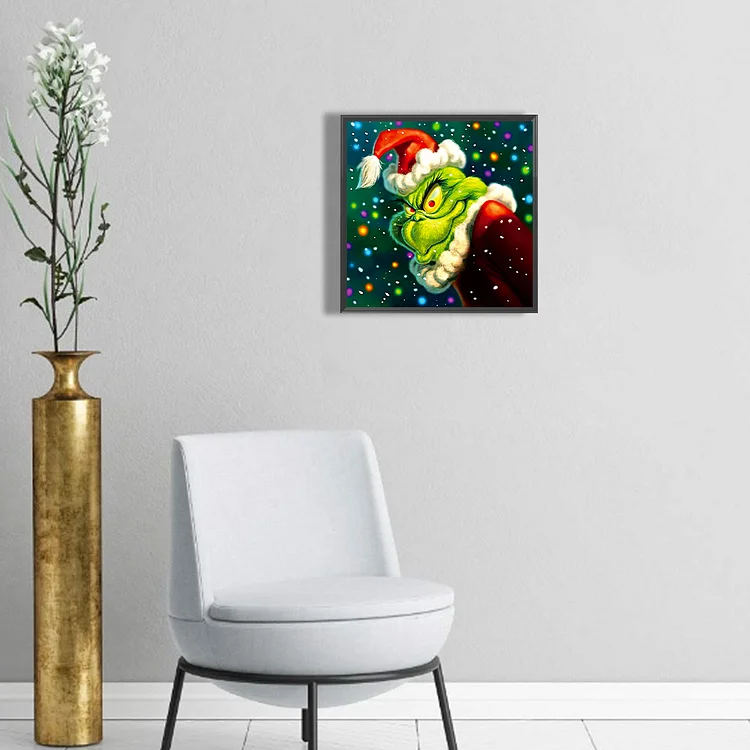 Diamond Painting - Full Round - Grinch(30*40cm)--Best  Cheap-Cartoon-323749