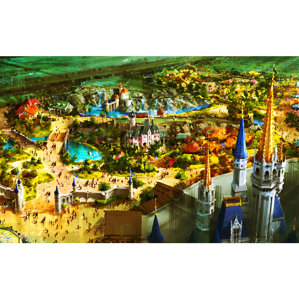 

Overlook Town - 1000 Pieces Jigsaw Puzzle, 501 Original