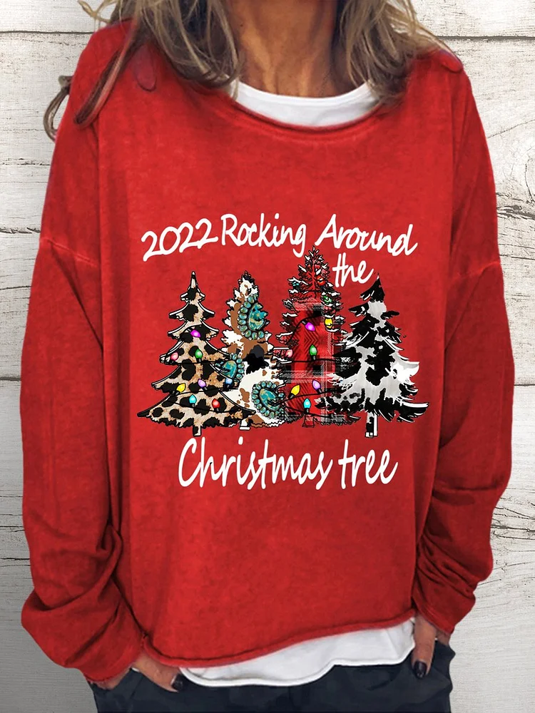 2022 Rocking Around The Christmas Tree  sweatshirt-010746-Annaletters
