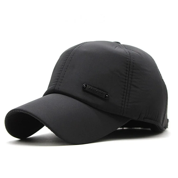 Warm Men Winter Wool Baseball Cap Ear Flaps Brand Snapback Hats for women Thicken Cotton Fitted Cap Gorra Hombre Trucker Cap