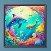 Diamond Painting-DIY Full Round Drill Dolphin