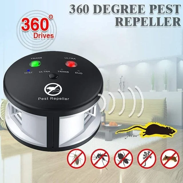 360 Degree Indoor Ultrasonic Mouse Repeller