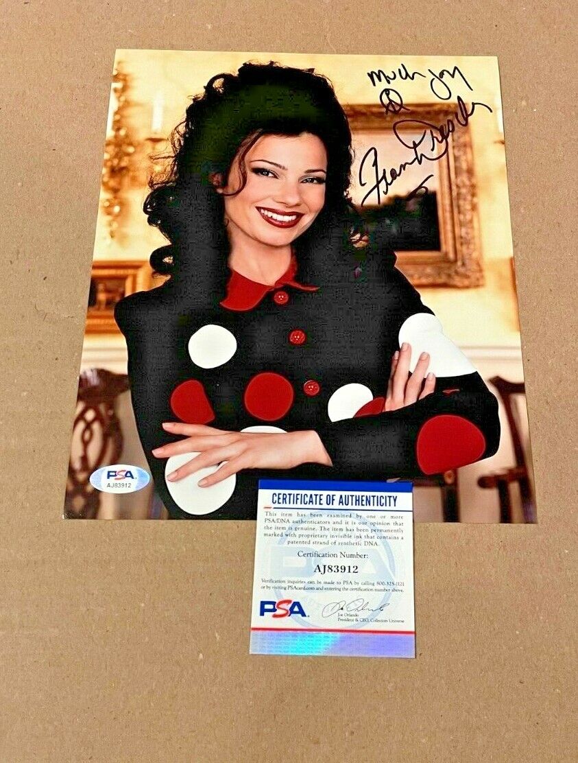 FRAN DRESCHER SIGNED SEXY 8X10 Photo Poster painting PSA/DNA THE NANNY #4