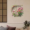 (US Only)Acrylic 2D Flat DIY Tulip Swing Hanging Diamond Art Kits Wall Door Decoration