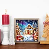 Christmas House - Diamond Painting - Partial Special Shaped Drill(Canvas|30*30cm)