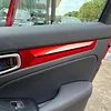 x xotic tech Interior Side Door Panel Strip Cover Trim, Sporty Red, Compatible with Honda Civic 11th Gen 2022 2023 2024 2025