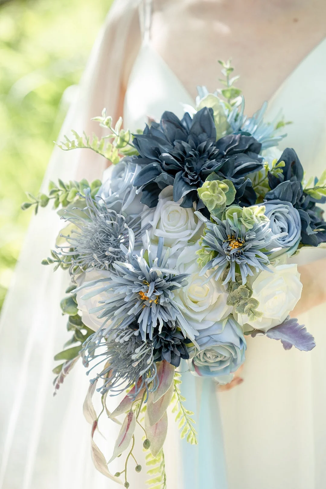 Silk Dahlia Designer Flower Boxes