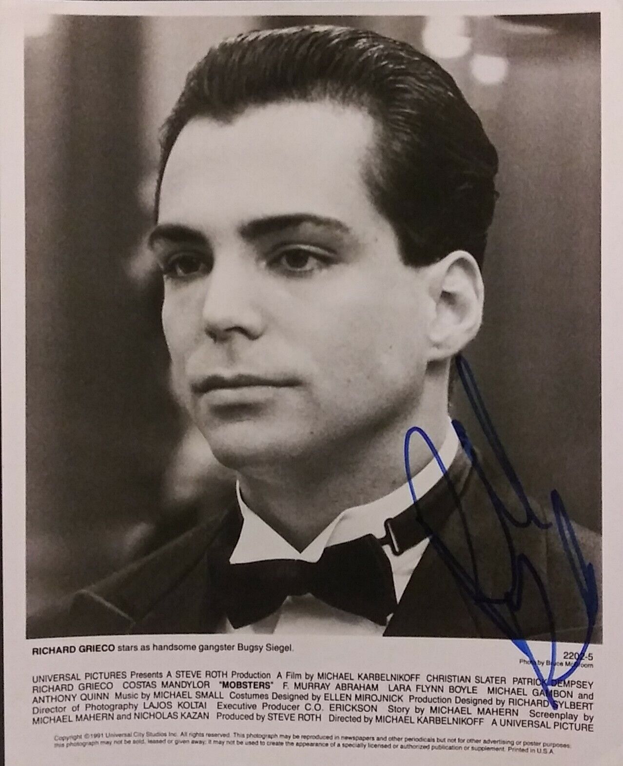 Richard Grieco signed 8 x 10