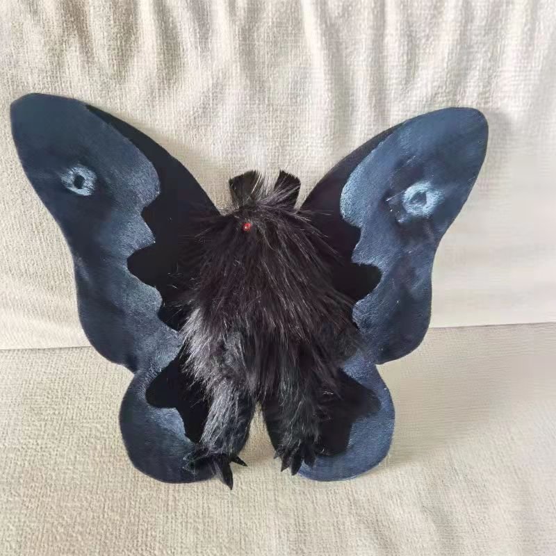 Goth Moth Stuffed Animal Kawaii Soft Cuddly Plush Toy