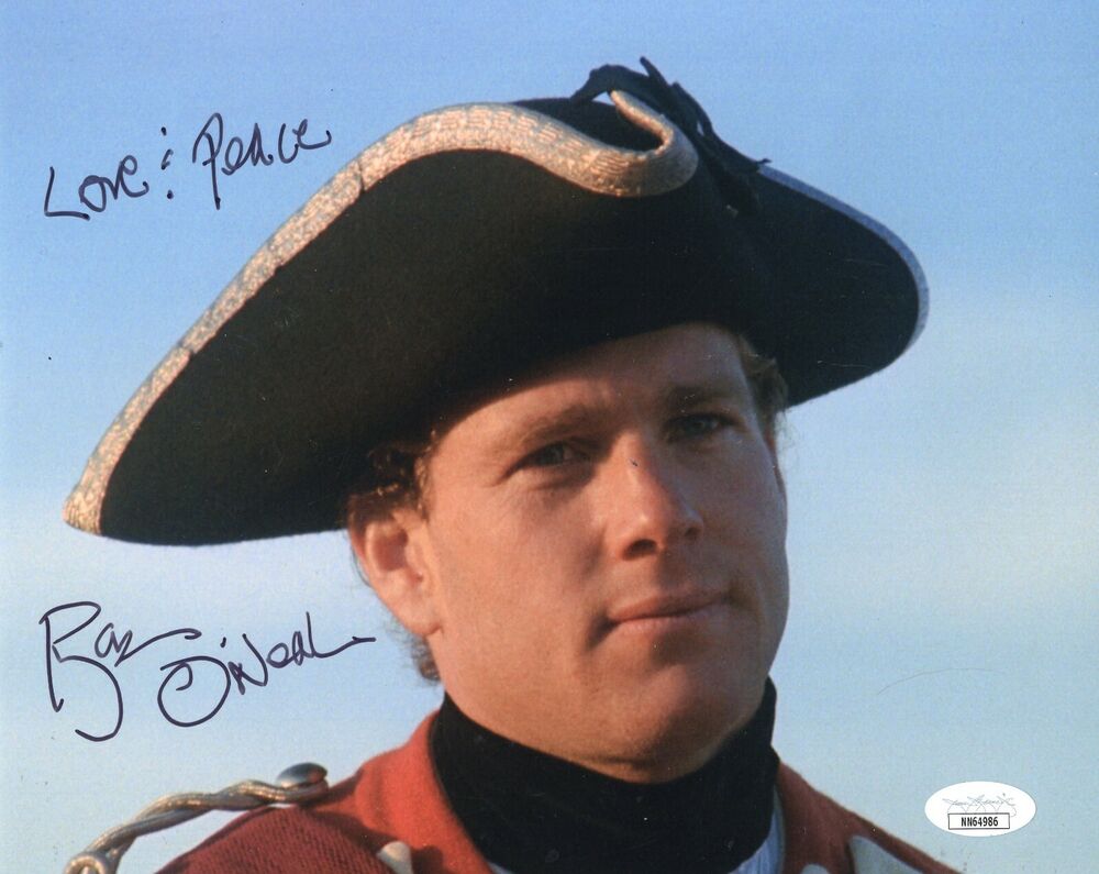 Ryan O'Neal Signed Barry Lyndon Movie 8x10 Photo Poster painting w/ NN64986