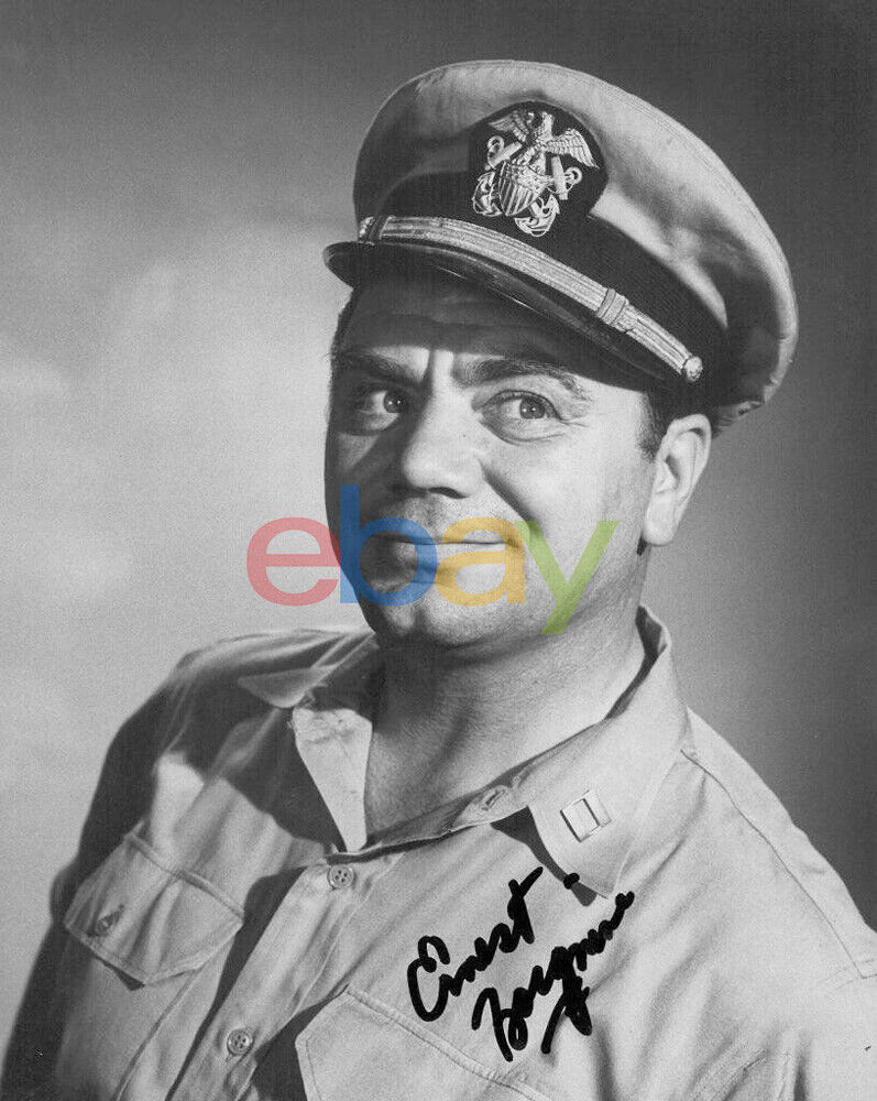 Ernest Borgnine Signed Autographed 8x10 Photo Poster painting reprint