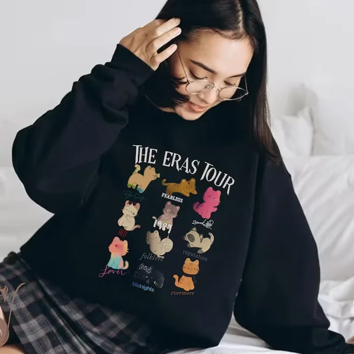 The Eras Tour Cat Sweatshirt
