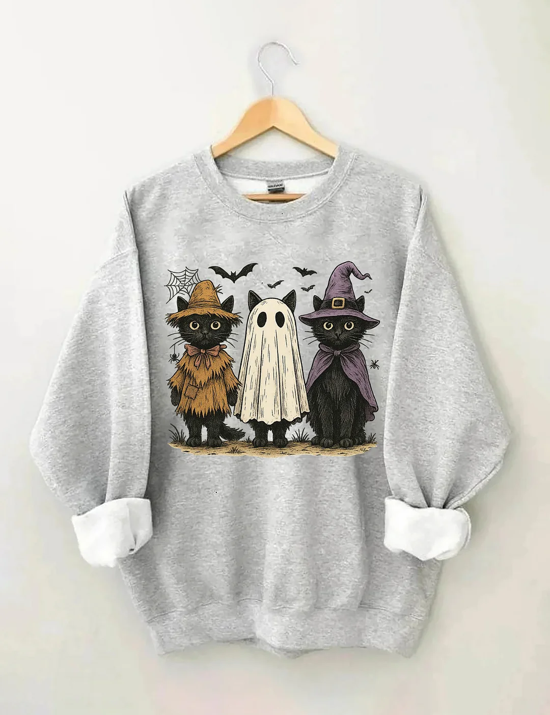  Halloween Cat Sweatshirt