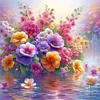Fantasy Flowers-11CT Stamped Cross Stitch 40*40cm/15.75*15.75in tapestrymarket