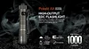 Pokelit 1000 Lumens High Brightness Portable Small Flashlight Grey