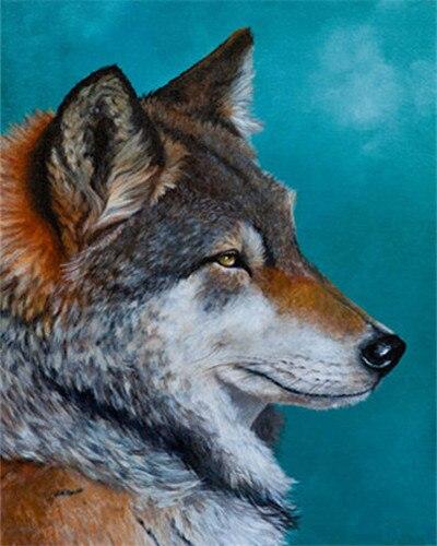 

Northern Wolf – Paint By Numbers - 40*50CM, 501 Original