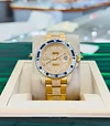 Rolex GMT-Master II 116718 18K Yellow Gold Custom Diamonds Dial & Bezel B/PAPERS