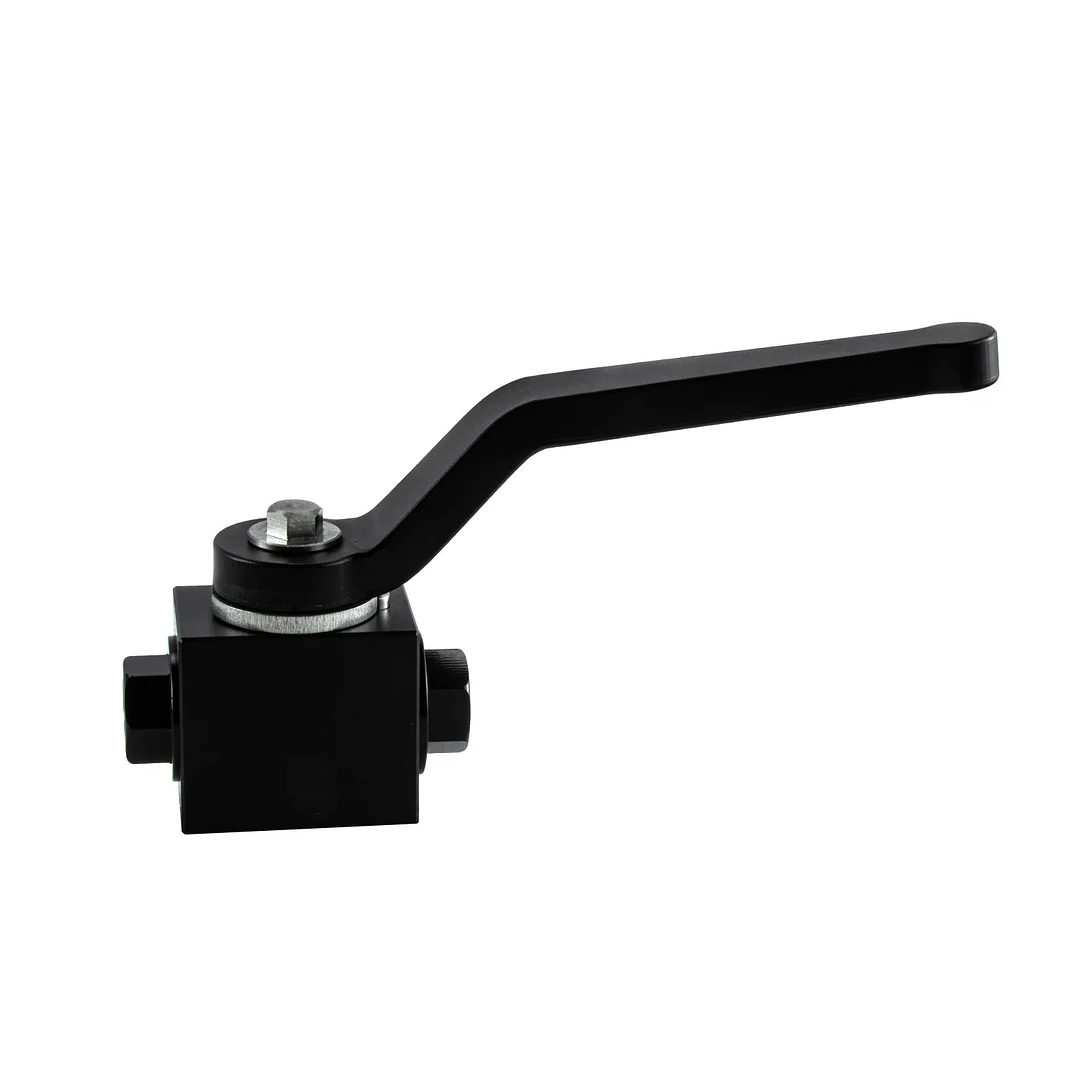 Alloyworks Brake Line Lock Shut Off Valve Adapter 1/8" NPT Billet Aluminium Anodised Black