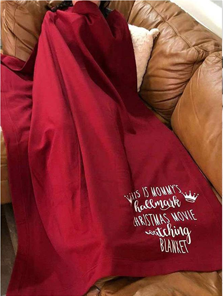THIS IS MY hallmark CHRISTMAS MOVIE watching BLANKET