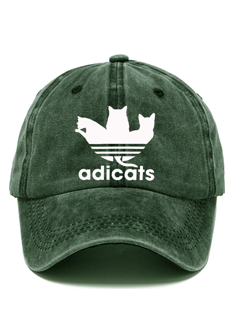 Comstylish Funny  Adicats Printed Hat