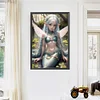 (40*60cm)Elf Mermaid Girl - Round AB Drill Diamond Painting