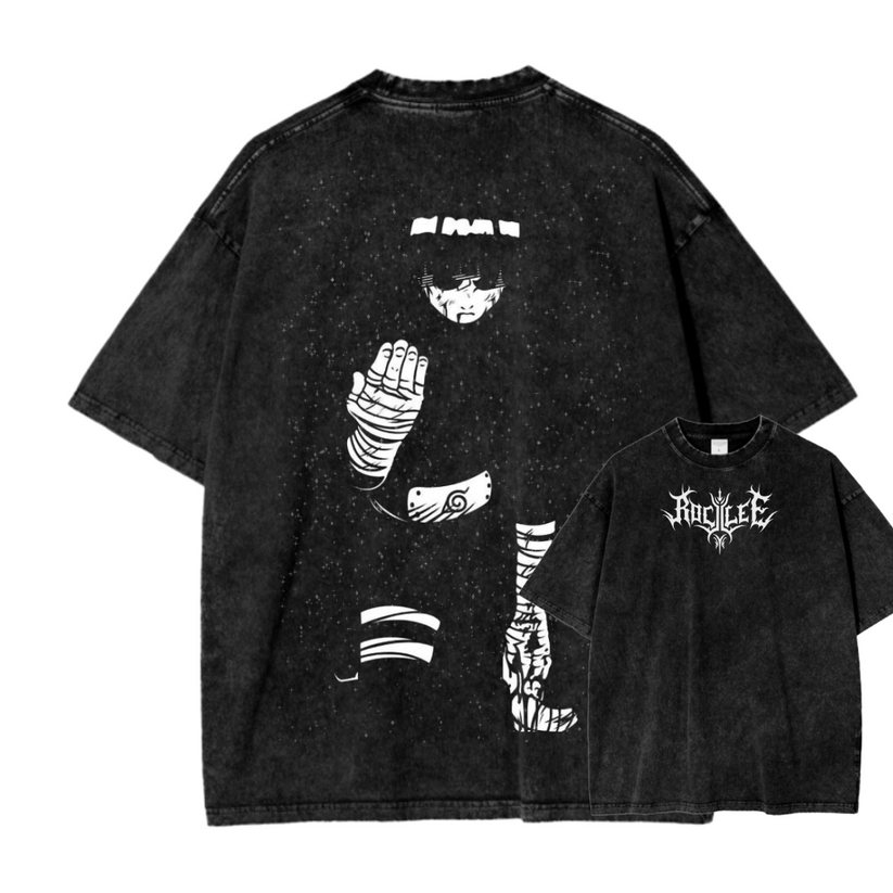 Naruto Anime Oversize Washed T-Shirt