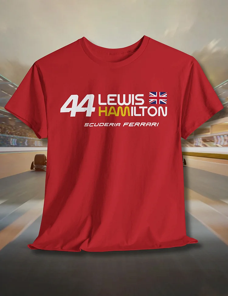 Lewis Hamilton Ferrari Season 2025 Racing Gift F1 T-Shirt