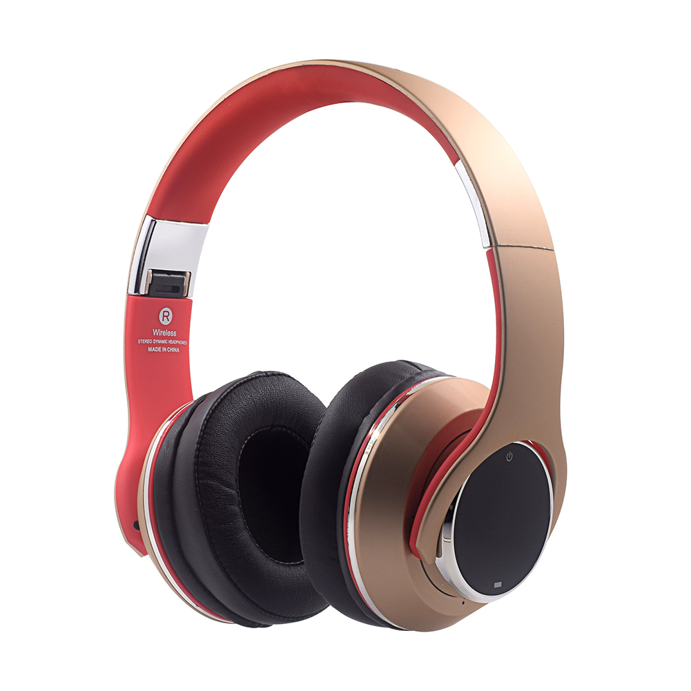 

OY528 Touch Dynamic Over Ear Bluetooth-compatible Folding Gaming Headphones, Gold, 501 Original